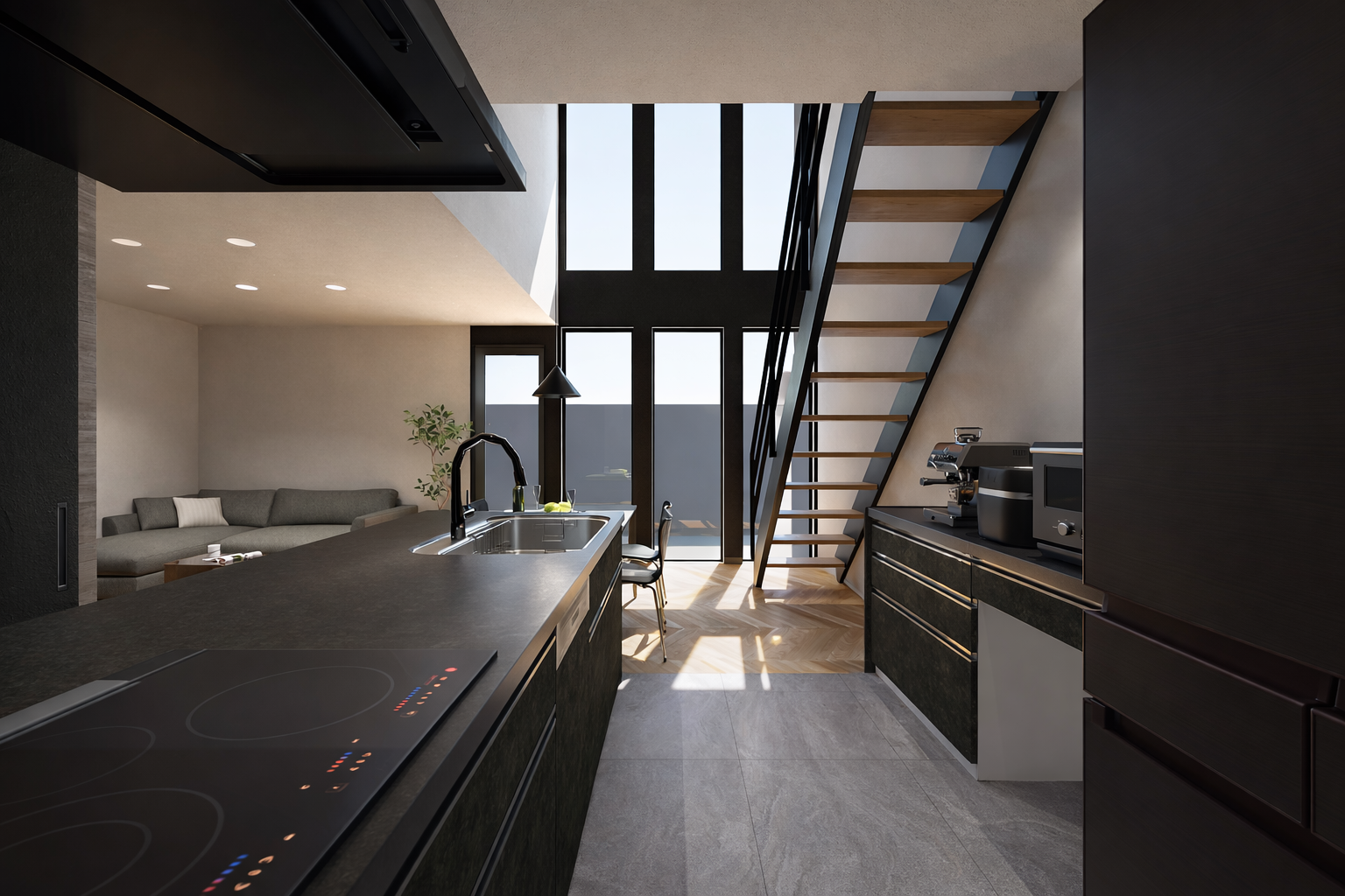 家事も収納も、自然と“整っていく”動線